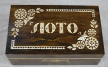 Русское Лото &quot;Резьба&quot; в деревянном боксе