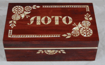 Русское Лото &quot;Резьба&quot; в деревянном боксе