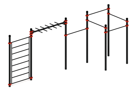 Воркаут 89 красный ВТ 11.22-01, фото 4