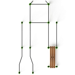 Воркаут ЛОВ 89 зеленый ВТ 101.13-02, фото 5