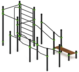 Воркаут ЛОВ 89 зеленый ВТ 101.13-02, фото 2
