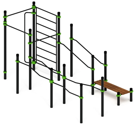 Воркаут ЛОВ 89 зеленый ВТ 101.13-02, фото 2