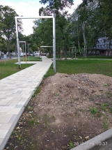 Арка декоративная малая из нержавейки