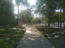 Арка декоративная малая из нержавейки