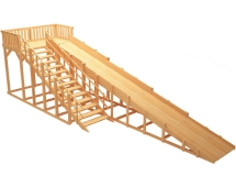 Зимняя деревянная горка "Зима Wood"-8 Зимняя деревянная горка "Зима Wood"-8