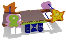 Качели-балансир двойные на пружинах 04656 для детской площадки