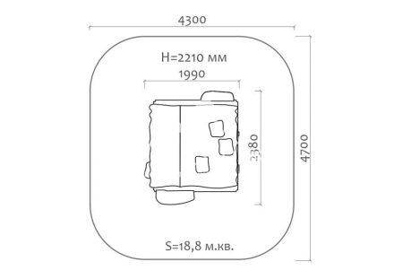 Домик-беседка 06018 для детской площадки, фото 4