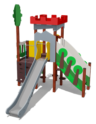 Детский комплекс ВСТ 5002 для игровой площадки, фото 1 Детский комплекс ВСТ 5002 для игровой площадки, фото 1