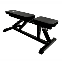 Скамья со стойками под штангу DFC DZ005ABB (чёрный, два короба)