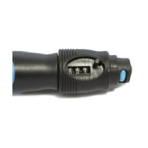 Скакалка RP-102 ПВХ со счетчиком, синий/черный, 3м