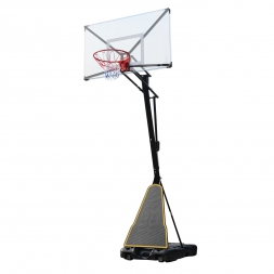 Баскетбольная мобильная стойка DFC STAND54T 136x80см (поликарбонат), фото 3