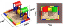 Песочный дворик 5 для детской площадки Песочный дворик 5 для детской площадки