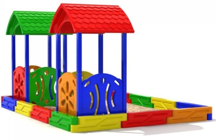 Песочный дворик 5 для детской площадки, фото 2