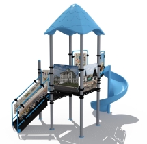 Горка детская, фото-мотивы &quot;Москва&quot; ГР005.01.10