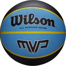 Мяч баск. WILSON MVP, арт.WTB9019XB07, р.7, резина, бутил.камера, сине-черный