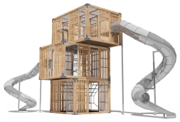 Игровой комплекс Эко 701002 для детской площадки, фото 3 Игровой комплекс Эко 701002 для детской площадки, фото 3