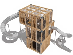 Игровой комплекс Эко 701002 для детской площадки, фото 2 Игровой комплекс Эко 701002 для детской площадки, фото 2