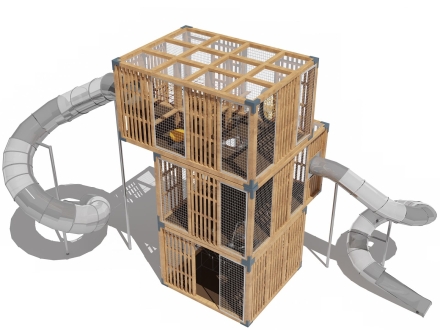 Игровой комплекс Эко 701002 для детской площадки, фото 2