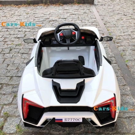 Электромобиль Lykan Hypersport QLS 5188 4WD белый, фото 2