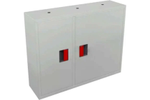 Встроенный закрытый горизонтальный шкаф Карелпожлиния ШПКО-КОМБИ-315 ВЗГБ, евро-ручка, в=690, ш=880, г=230, 1-ПК, 1-Огнет., белый НФ-00000081-Б НФ-00000674