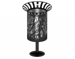 Урна Порядок 5 с баком (под анкера). С логотипом, фото 1