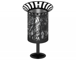 Урна Порядок 5 с баком (под анкера). С логотипом, фото 3