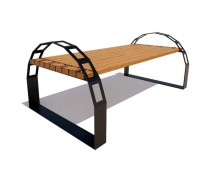 Парковая скамейка Арка, Сосна 2 м