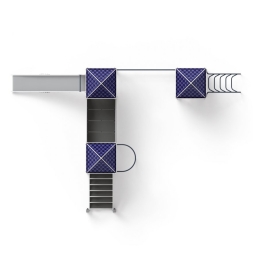 Детская игровая площадка Замок Пиксель ДИК 2.18.05-03 H=1500, фото 5 Детская игровая площадка Замок Пиксель ДИК 2.18.05-03 H=1500, фото 5