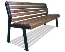 Скамейка парковая Ретро без подлокотников, лиственница 1,2 м, фото 5 Скамейка парковая Ретро без подлокотников, лиственница 1,2 м, фото 5