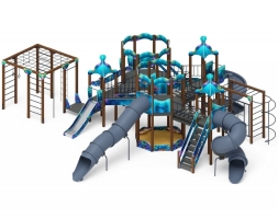 Детская игровая площадка Морской ДИК 2.17.07-01 H=1200 H=2000, фото 2