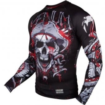 Рашгард Venum Pirate 3.0 Black/Red L/S