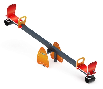 Качалка балансир со спинкой большой - ИО 21.М.01.05-П.01, фото 1