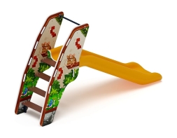Горка пластиковая - ИО 42.01.05-02 - (желтый скат) (В гостях у сказки) H=900, фото 3