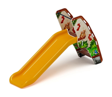 Горка пластиковая - ИО 42.01.05-02 - (желтый скат) (В гостях у сказки) H=900, фото 1