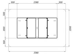 Песочница с крышкой средняя (Техно) - ИО 5.01.11-10, фото 6