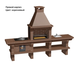 Печь Аристократ 7142 Радиальный кирпич коричневый, фото 9