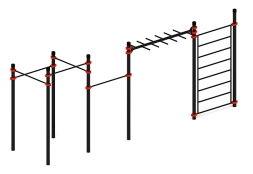 Воркаут 108 красный ВТ 12.22-01, фото 2 Воркаут 108 красный ВТ 12.22-01, фото 2