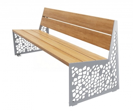 Скамейка стальная TORUDA 064, фото 3