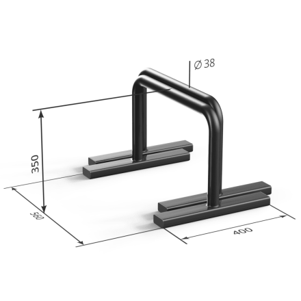 Паралетсы классические черный, фото 4