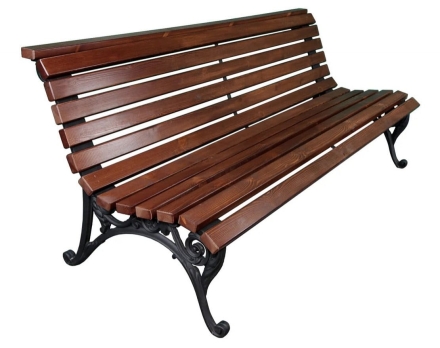 Скамейка Алушта, Лиственница 1,2 м, фото 5