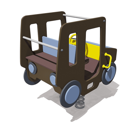 Качалка Джип ВСТ 5753 на 2-х пружинах для детской площадки, фото 2