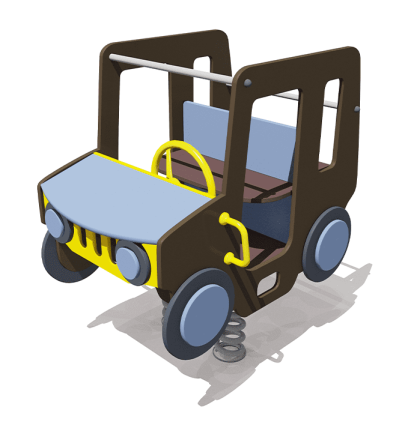 Качалка Джип ВСТ 5753 на 2-х пружинах для детской площадки, фото 1