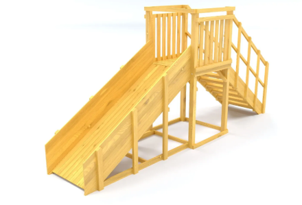 Зимняя горка Савушка Зима Wood 2 (скат 3м), фото 1