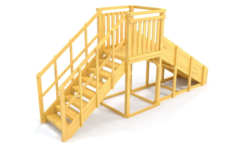 Зимняя горка Савушка Зима Wood 2 (скат 3м), фото 3