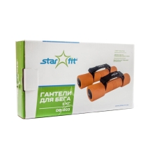 Гантель неопреновая DB-203 1 кг, оранжевая