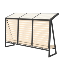 Навес парковый со скамьей P6