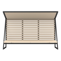 Навес парковый со скамьей P6