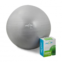 Мяч гимнастический GB-101 (85 см, серый, антивзрыв), фото 2