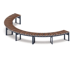 Скамья модульная Радиус комфорта-7 (тёмный дуб), фото 5