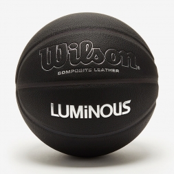 Мяч баск. WILSON NCAA Luminous, арт.WTB2027ID07, р.7, композит, бут.камера, черный, фото 1